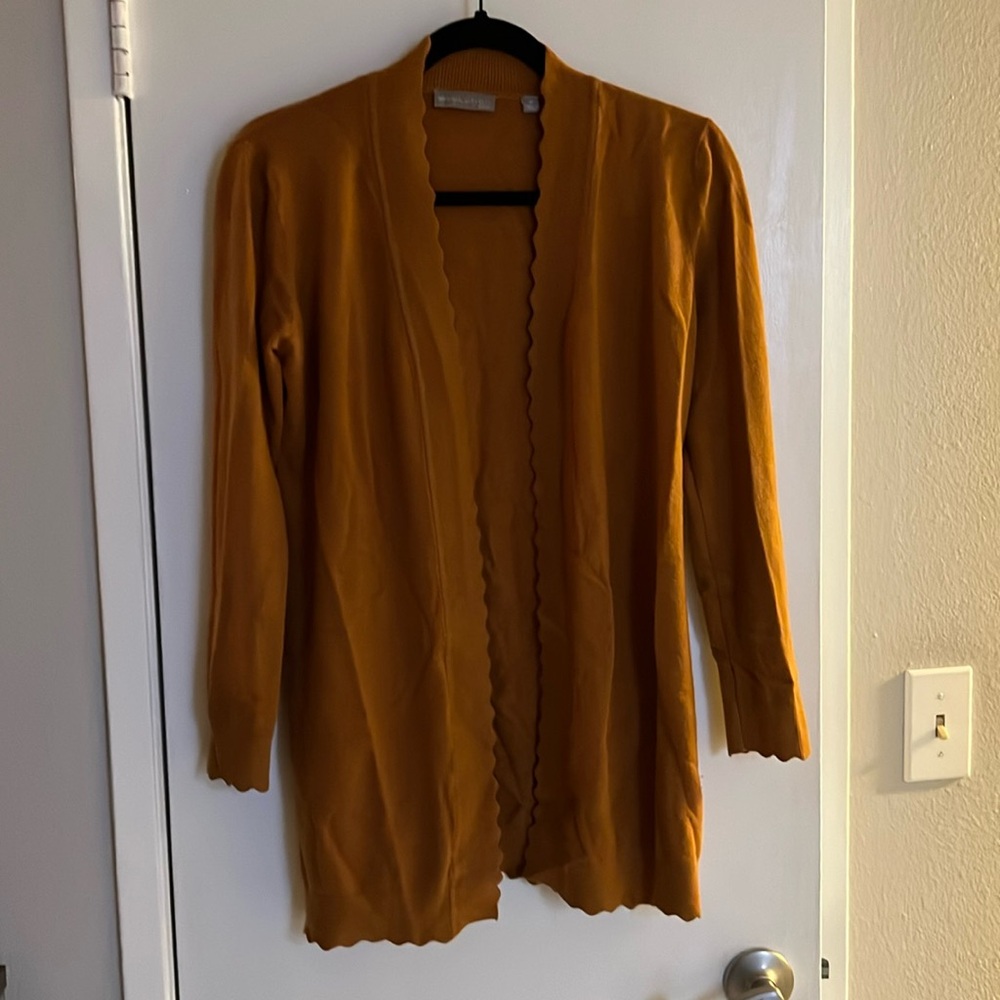 Mustard brown cardigan